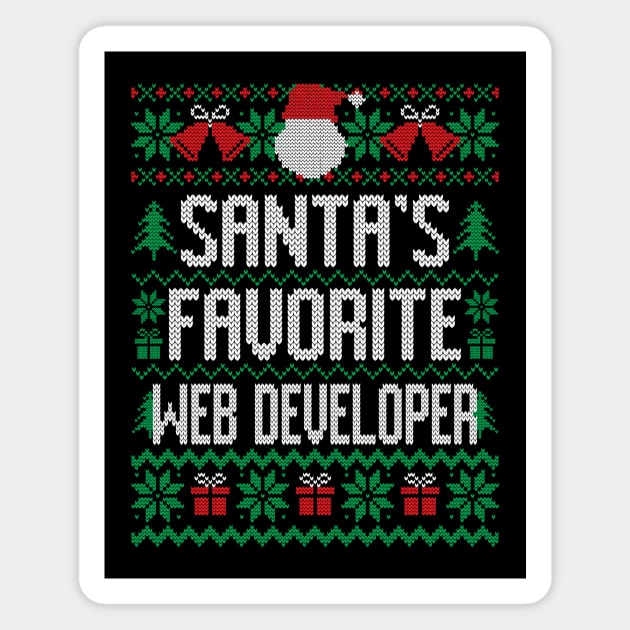 Santa's Favorite Web Developer Magnet by Saulene